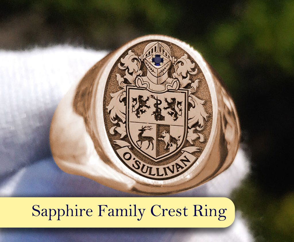 Custom Family Crest Ring – Handmade in Silver or Gold Just for You