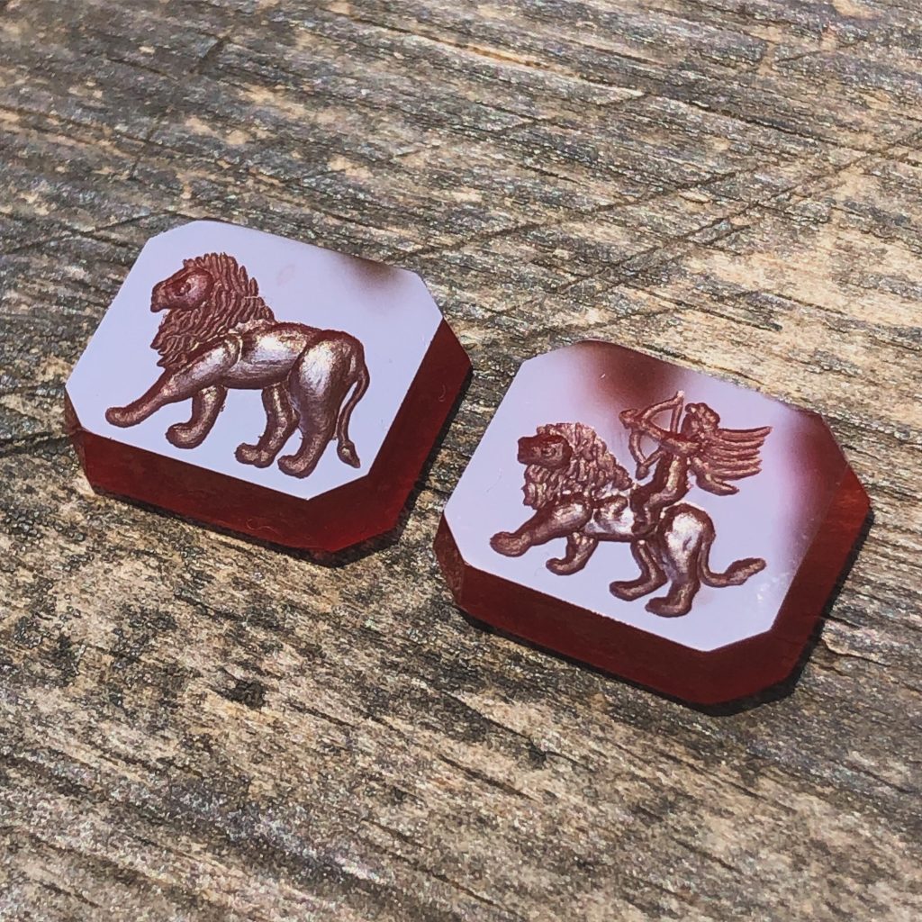 Personalized Intaglio Stone: Handcrafted Custom Engraved Artwork